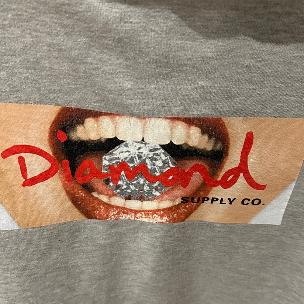 Diamond Supply Co. Gray Graphic Hoodie - Picture 3 of 7